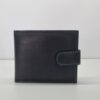 Black/Veraman Leather Wallet - button