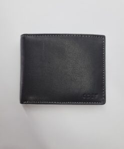 Black/Grey Leather Wallet